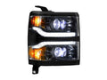 XB LED Heads Chevrolet Silverado 1500 (14-15) Trim (Pair Unfinished)