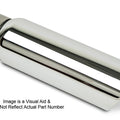 Stainless Steel Exhaust Tip 14 Inch Inlet Size: 4.0 Inch Outlet Size: 5.0 Inch Polished Stainless Steel Go Rhino