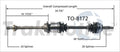 NEW CV AXLE