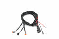 ~(2 lbs. 12X6X6)~ Universal Wiring Harness - For Dual fits Zroadz LED Light Bars. 25ft leads. 25 amp Max