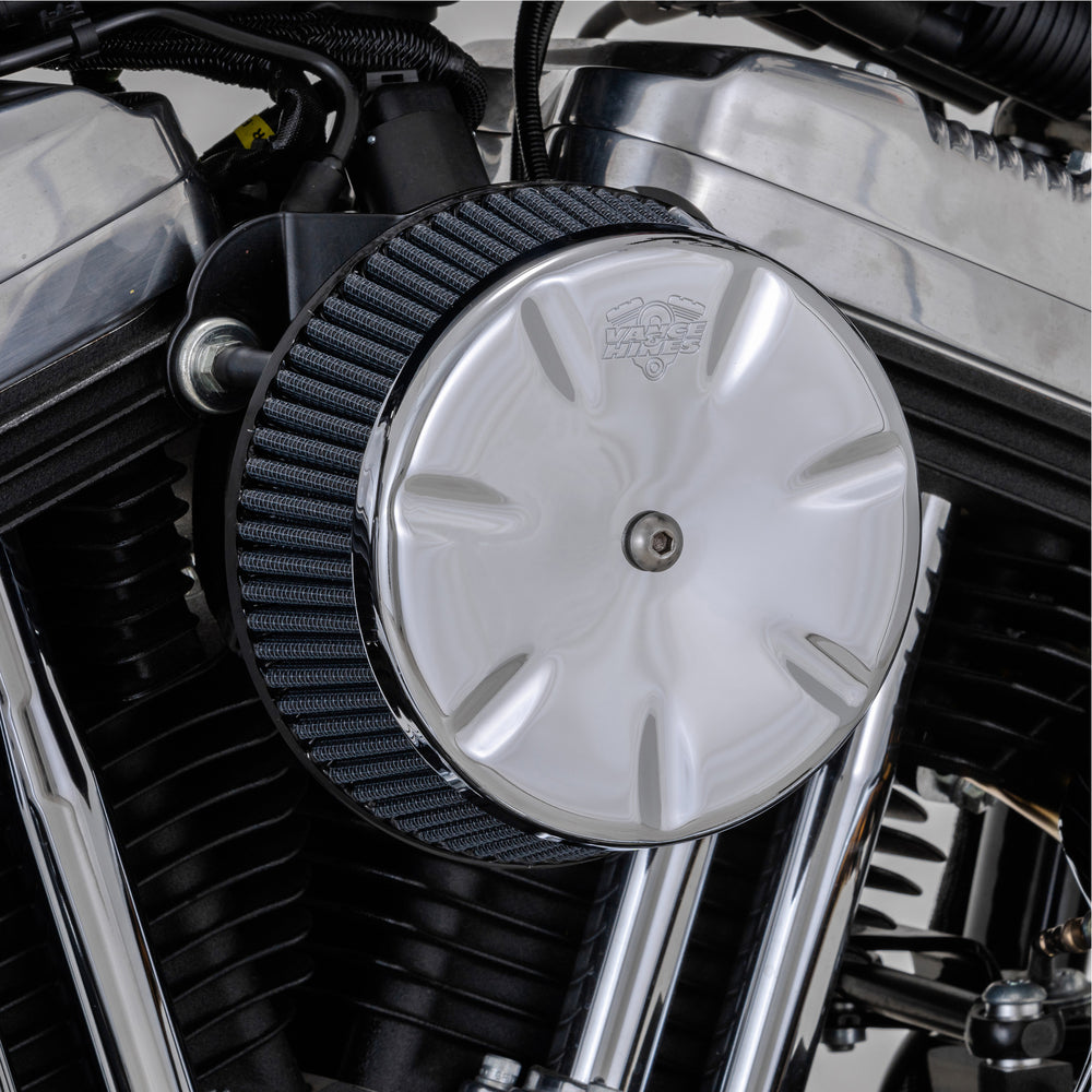 Vance & Hines Skullcap Eliminator Ac Intake Cover Chrome