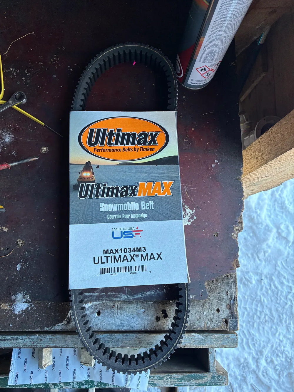 Ultimax Snowmobile MAX Belt- MAX1034M3