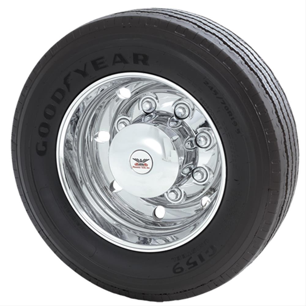 HUB COVER PARTS ABS REAR HUBCOVER 19.5IN 8 LUG ON 275MM BC W/20MM STUDS