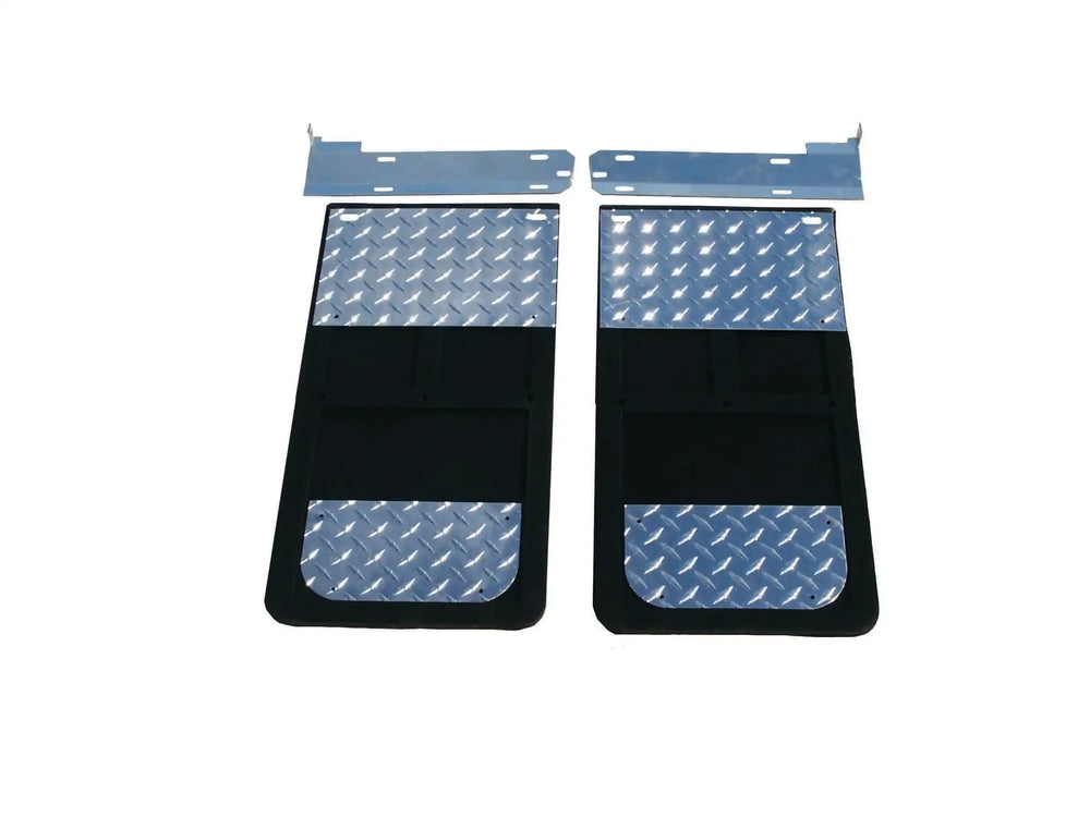 9910 F250/F350 SINGLE WHEEL DIAMOND THREAD MUD FLAP SET