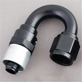 Fragola -12AN Male Rad. Fitting x 190 Degree Sport Crimp Hose End