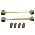 Sway Bar Extended End Links Lift Height 2-4 Inch Black Rubber Bushings 97-06 Jeep Wrangler 97-06 Jeep TJ Skyjacker