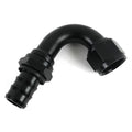 Fragola -16AN Push-Lite End 120 Degree - Black