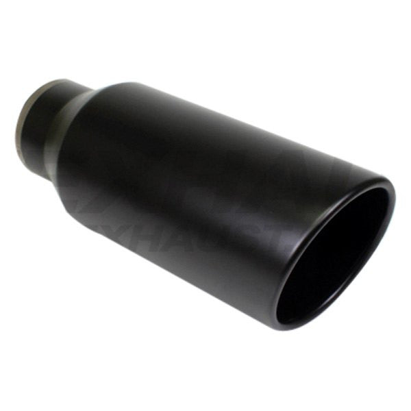 BLACK POWDER COATED 7.00 IN X 15.00 IN ROLLED SLANT ID 4.00 IN
