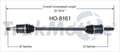 NEW CV AXLE
