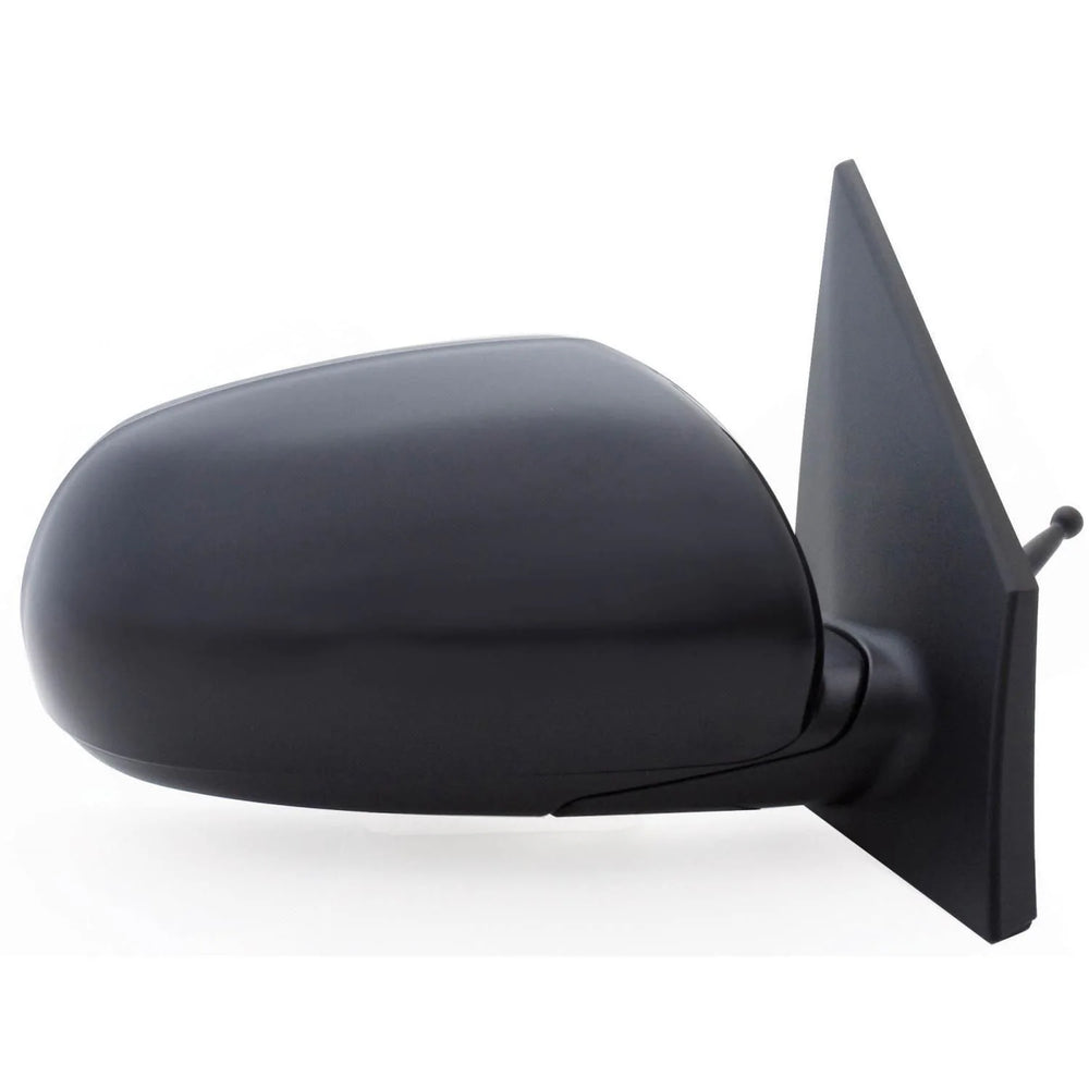 1011 KIA RIO 5/SEDAN RH MANUAL REMOTE FOLDAWAY OE MIRROR BLACK PTM COVER