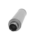MUFFLER XLERATOR ROUND 4IN ID/OD C/C 30IN OAL SS