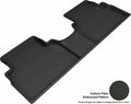 3D MAXpider 2019-2020 Hyundai Santa Fe Kagu 2nd Row Floormats - Black