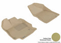 3D MAXpider 2009-2011 Toyota Venza Kagu 1st Row Floormat - Tan