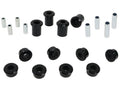 Control arm - upper and lower bushing 12 Bushings 8 Tubes Grease