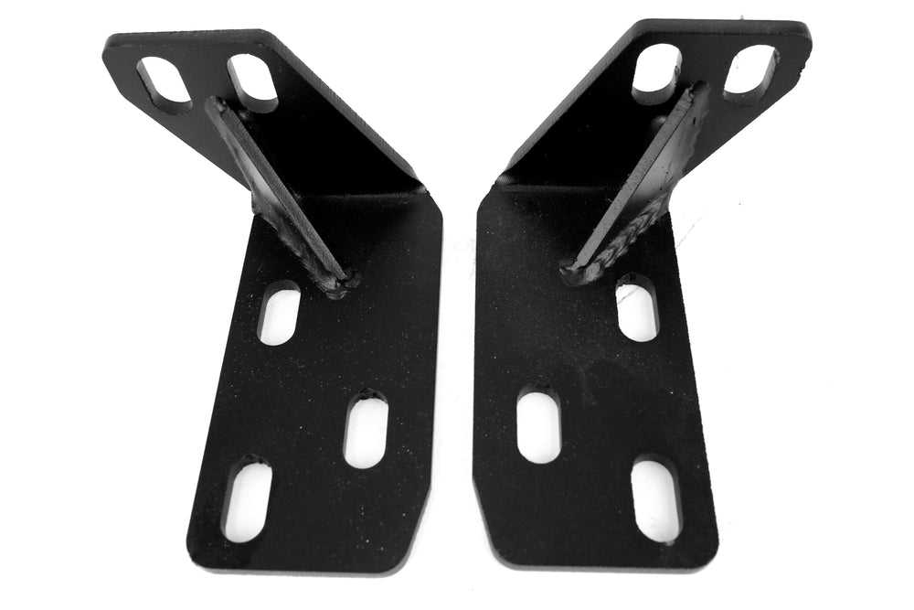~(8 lbs. 8X6X6)~ Frame Tie-in Bracket (For rear bumper) Black Powder Coated 1997-2006 Jeep TJ Wrangler / LJ Unlimited
