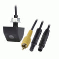 ABOVE LICENSE PLATE BACKUP CAMERA WITH BLACK METAL HOUSING