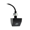 ABOVE LICENSE PLATE BACKUP CAMERA WITH BLACK METAL HOUSING