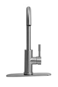 STREAMLINE GOOSENECK RV KITCHEN FAUCET BRUSHED SATIN NICKEL