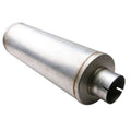 ~(25 lbs. 31X10X10)~ Aluminized 8 in 24 in body; overall 30 in . slotted i.d. 4.02 in / slotted o.d. 4.02 in