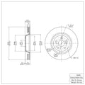 R1 Concepts Brake Rotor Fits Toyota Venza