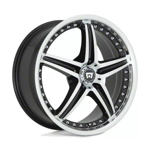 MR107 17X7.5 5X100 G-BLK MACH 45MM