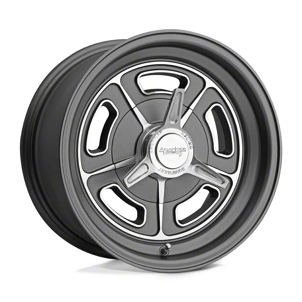 AMERICAN RACING VINTAGE VN502 15X8 5X4.75 MAG-GRY -6MM - VN50258034406N