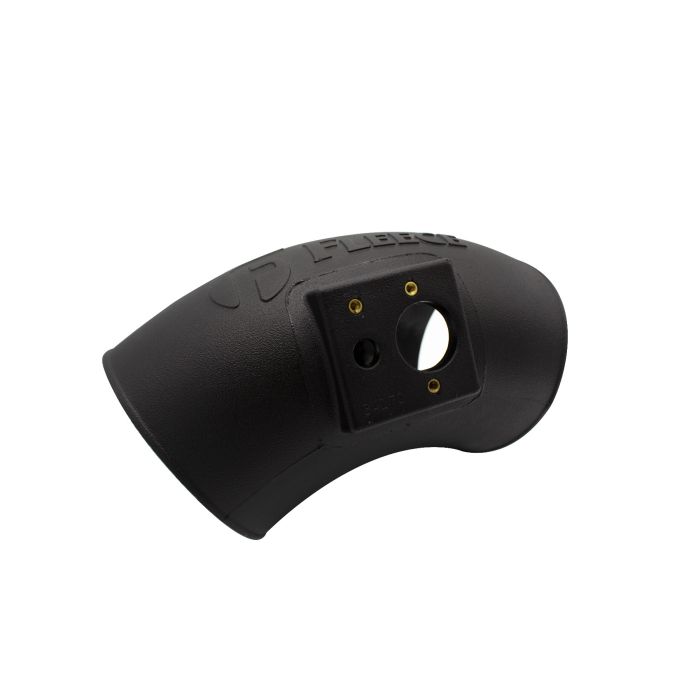 MOLDED PLASTIC UNIVERSAL 5 IN INTAKE MANIFOLD ELBOW W/SENSOR MOUNTING PROVISIONS