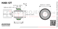 Mono Ball Bearing PTFE 3/4ID x 1.5625OD