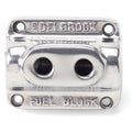 Edelbrock Polished Fuel Block Dual Carb