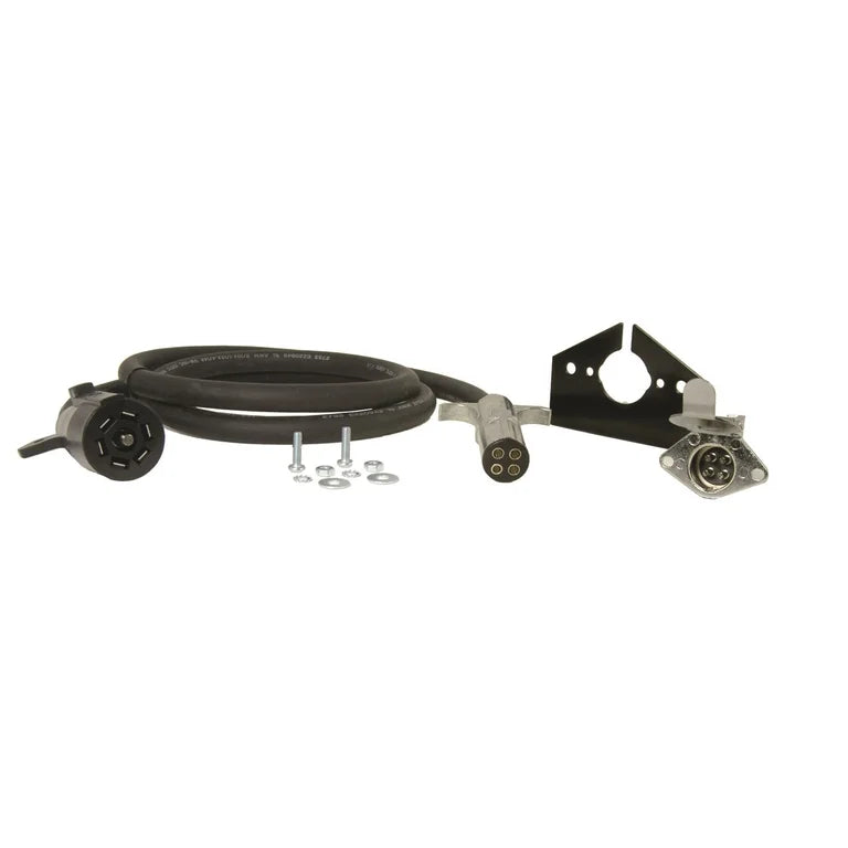 7 RV BLADE TO 4ROUND STRAIGHT WIRE ADAPTOR KIT