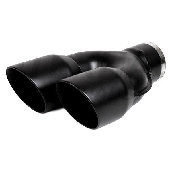 HIPOLISHED 409SS HOGLEG DUAL EXHAUST TIP 3IN ID PASSENGER SIDE