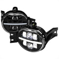 1500 03-09 RAM 2500 3500 05-06 DURANGO LED FOG LIGHTS - 6500K - ALUMINUM HOUSING
