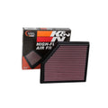 K&N 20-24 Cadillac CT4/CT5 2.0L L4 Replacement Panel Air Filter