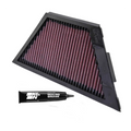 K&N Kawasaki ZX1rR Ninja/ZZR1400/1400GTR/ZX14R 11.25in O/S L x 4.75in O/S W Replacement Air Filter