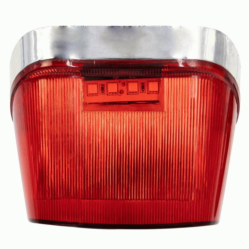 REPLACEMENT TAIL LIGHT W/TURN SIGNALS - RED LENS 1999 - 2016