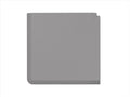 WeatherTech Comfort Mat Connect Corner Mat 25 x 25in. Carbon Fiber - Grey