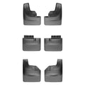 WeatherTech 21-22 Ford F-150 Raptor No Drill MudFlaps (Mid Flap Only) - Black