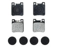Rear Pads Shoes Rotors Drums: 1998-1999 Mercedes-Benz CLK 320; Shoe/Pad Set; rear
