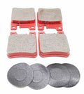 Rear Pads Shoes Rotors Drums: 1998-1999 Mercedes-Benz CLK 320; Shoe/Pad Set; rear