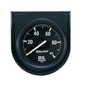Autometer AutoGage Analog Console Oil/Water Temp/Volt 2in Gauges White Dial - Black Bezel