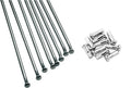 Excel Rear Spoke/Nipple Set - 10 Gauge / 32 Qty - Silver