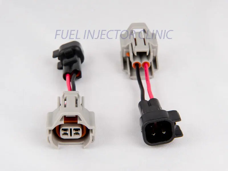 Fuel Injector Clinic Set of 6 Denso (female) to US Car/EV6 (male) injector plug adaptors
