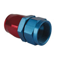 Fragola -20AN Straight Power Flow Hose End - Blue/Red