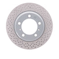 DFC 05-23 Porsche Cayman Rear Drilled Hi-Carbon Alloy Geomet Coated Rotor