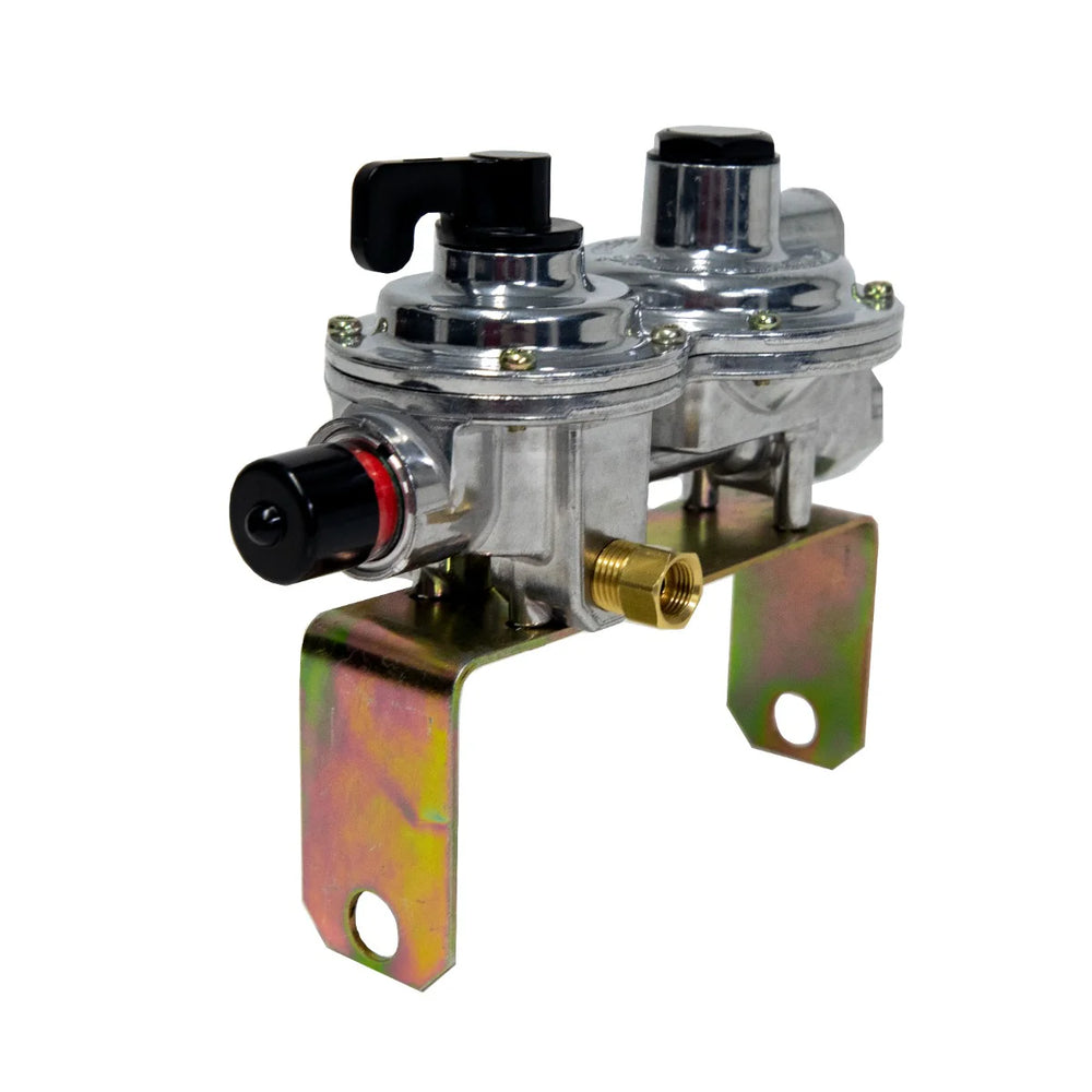PROPANE AUTOCHANGEOVER TWO STAGE REGULATOR 400K BTU TOP VIEW