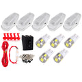 Front Clear Parking & Side Marker Lamp Kit for 97-06 Jeep TJ Wrangler RT Off Road