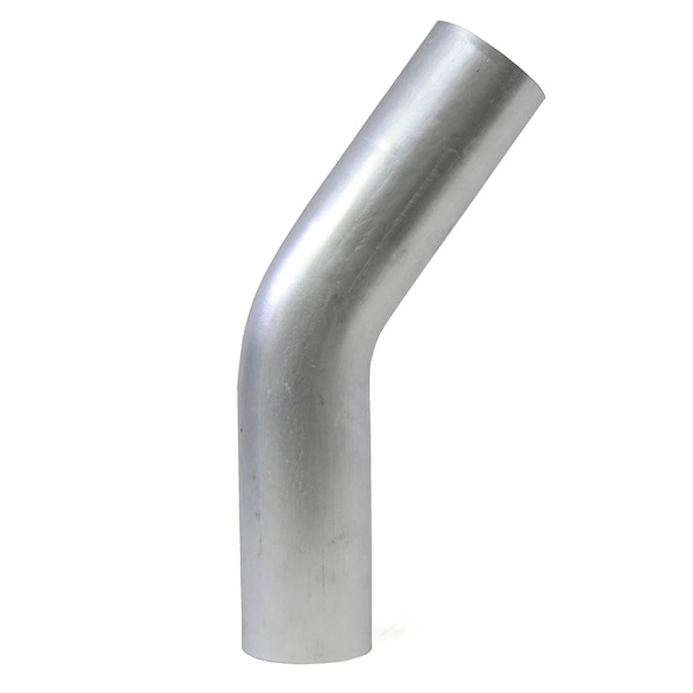 HPS Performance 3.5 OD 35 Degree Bend 6061 Aluminum Elbow Pipe 16 Gauge w/ 3 1/2 CLR
