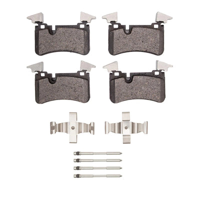 R1 07-13 Mercedes-Benz C63 AMG Rear Semi Met Pads & Hardware Kit