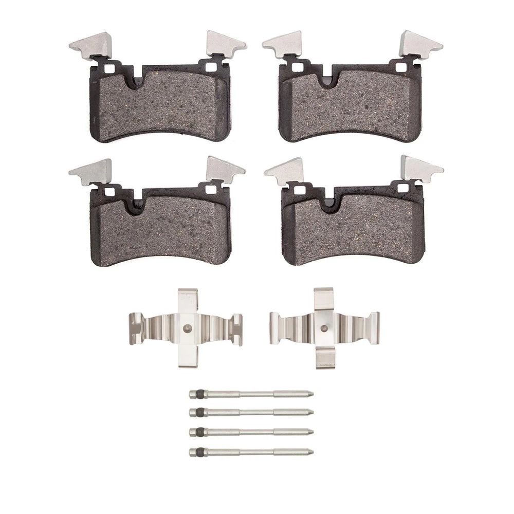 R1 07-13 Mercedes-Benz C63 AMG Rear Semi Met Pads & Hardware Kit