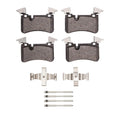 R1 07-13 Mercedes-Benz C63 AMG Rear Semi Met Pads & Hardware Kit